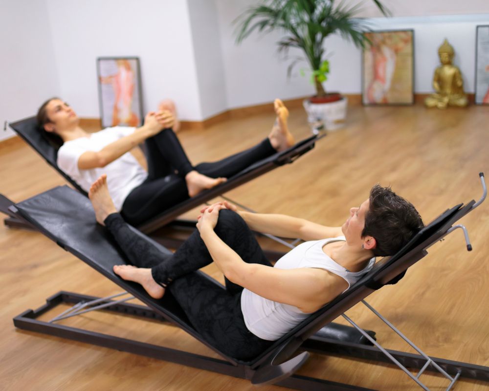 Clases de k-strech en hamaca postural.